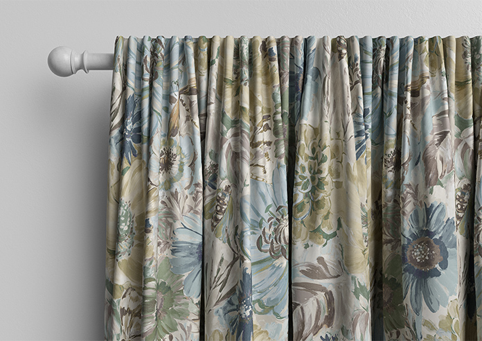 Spring Garden, Seafoam - Made to Measure Curtains - Image 10